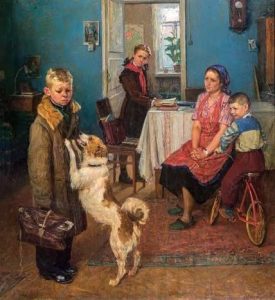 Фёдор Решетников, «Опять двойка», 1952 г.